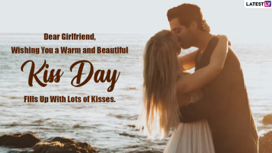 Romantic Happy Kiss Day for Girlfriend Images with Quotes, Wishes, Messages & GIFs 2025