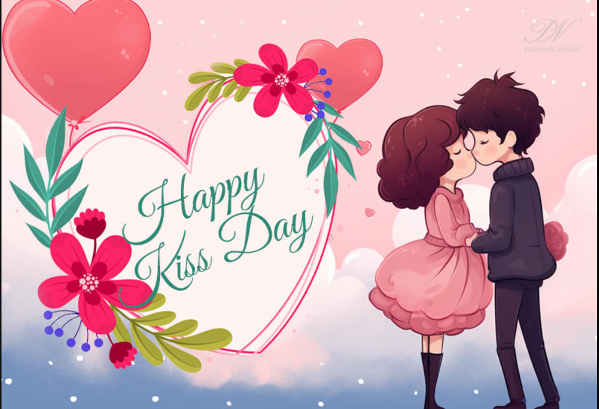 Romantic Happy Kiss Day Wishes, Quotes, Images, Messages, Greetings, GIFs & Pictures