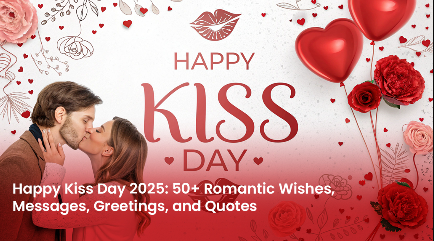 Happy Kiss Day PNG 2025